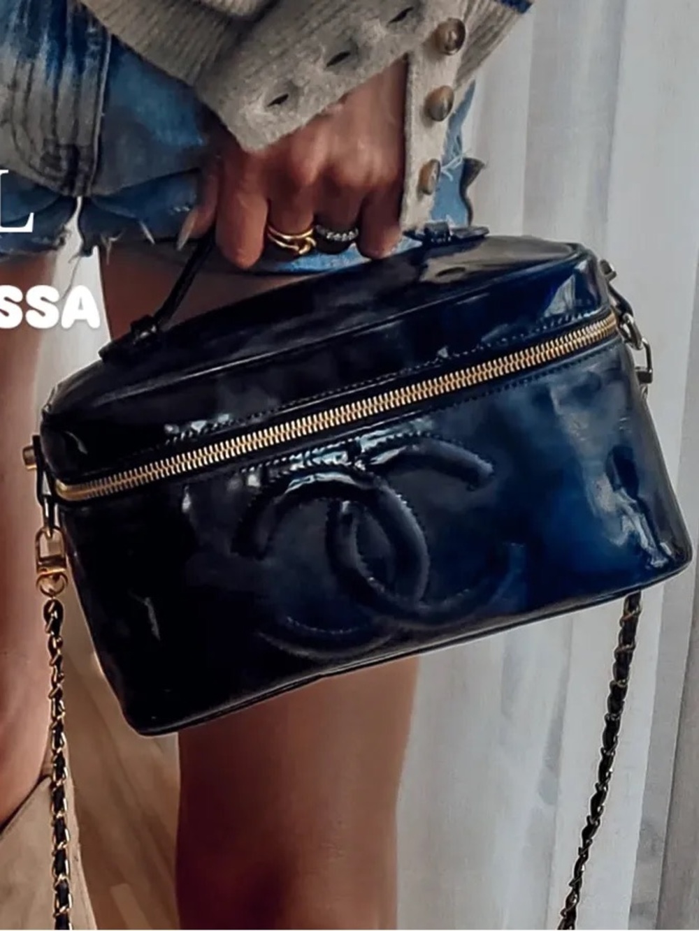 Chanel vanity bag